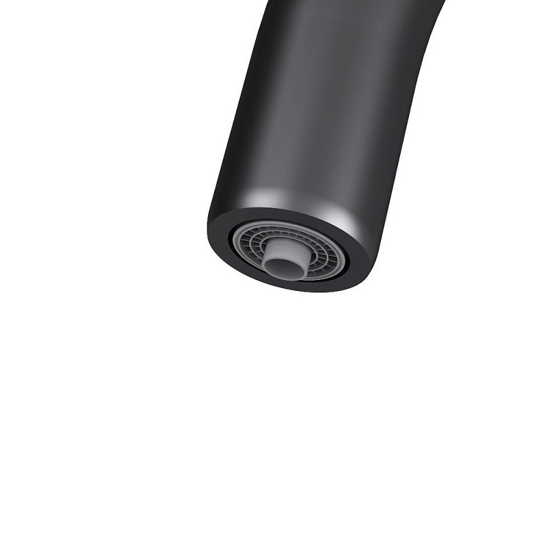 Смеситель для кухни AM.PM Func F8F07722 высокий с C-изливом с каналом для питьевой воды, черный