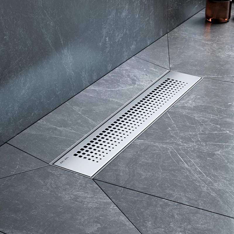 Душевой трап (лоток) 40 AM.PM PrimeFlow W02SC-P11-040-01SB комбинированный затвор со стальной матовой решеткой