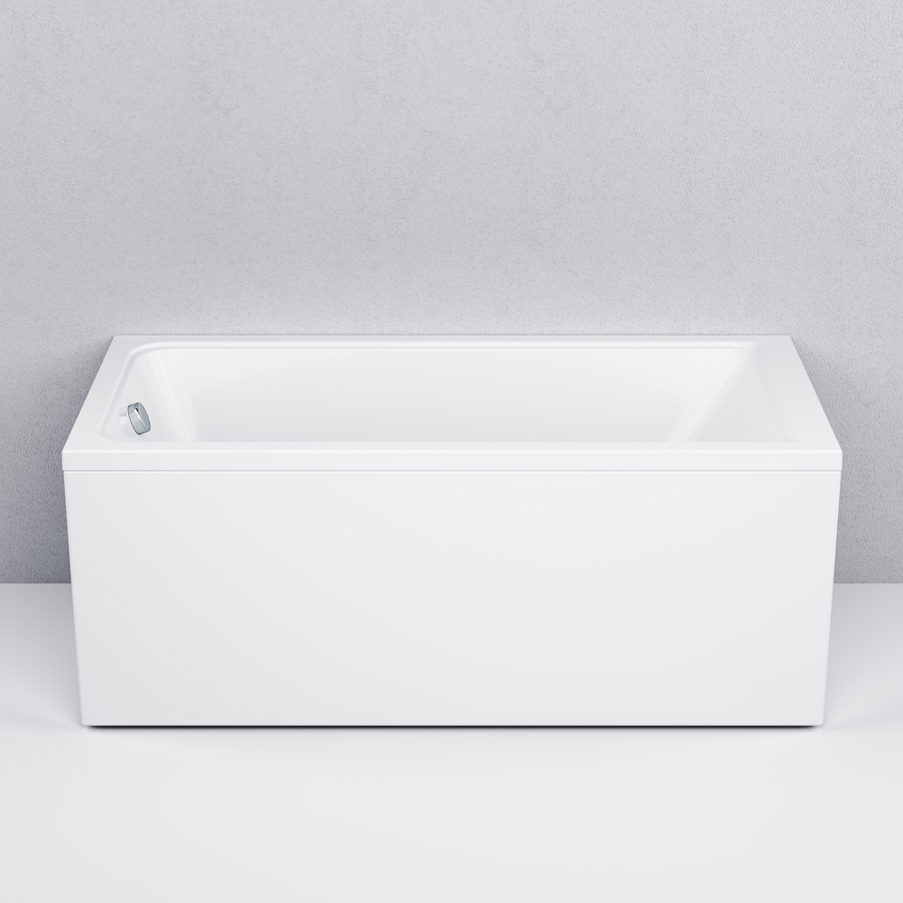 Ванна акриловая 150х70 см Gem W90A-150-070W-A1, Белый