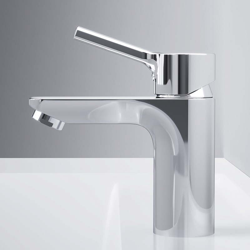 Смеситель для раковины (умывальника) AM.PM X-Joy S F85B82100 с донным клапаном, хром