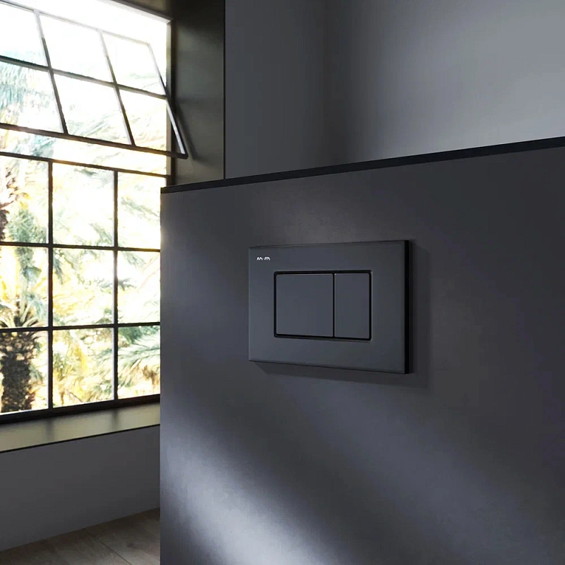 Клавиша смыва для инсталляции AM.PM ProC S I070238 механическая черная матовая