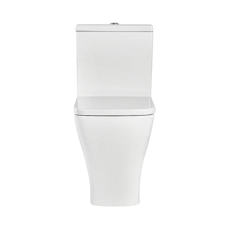 Унитаз-компакт напольный AM.PM Struktura C9S8600SC безободковый с сиденьем микролифт, белый