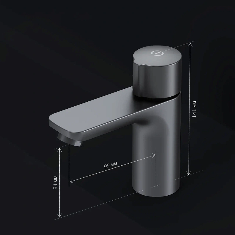 Смеситель для раковины (умывальника) AM.PM X-Joy F85A02522 черный