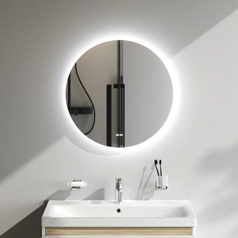 Зеркало с подсветкой в ванную круглое 60 AM.PM X-Joy M85MOX40601S сенсорное