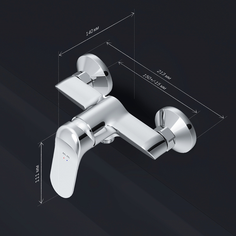 Смеситель для душа AM.PM Sunny F85C20000 хром