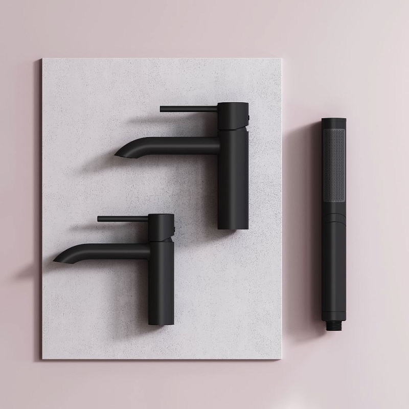 Смеситель для раковины (умывальника) AM.PM Libre F6002222 черный