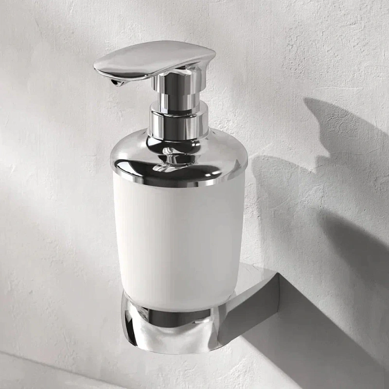 Дозатор для мыла настенный стеклянный AM.PM Sensation A3036900 хром