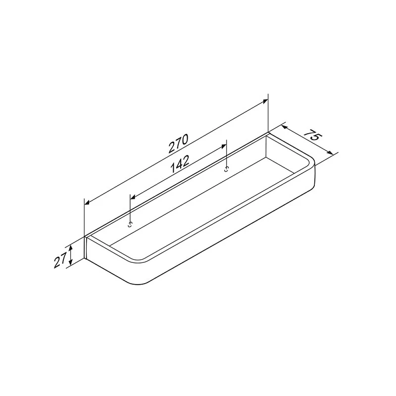 Кольцо для полотенец Damixa Jupiter DA7734400 серебристое