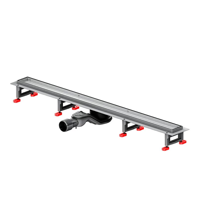 Душевой трап (лоток) 90 AM.PM MasterFlow W01SC-U11-090-04SB комбинированный затвор со стальной матовой решеткой под плитку