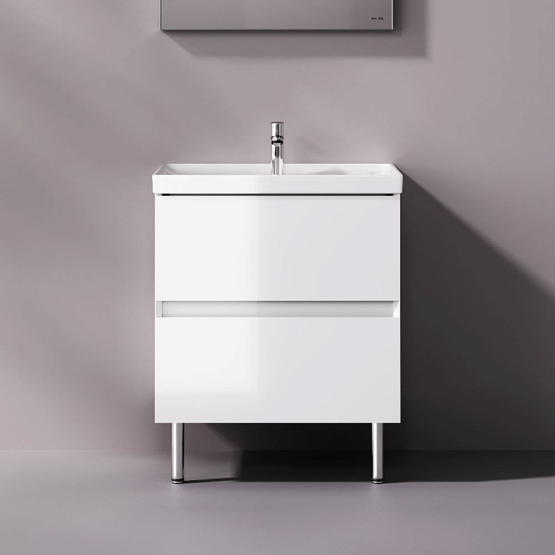 Тумба с раковиной 60 AM.PM Above M9X-FSX0602WG-WCC0600WG напольная, белая глянцевая