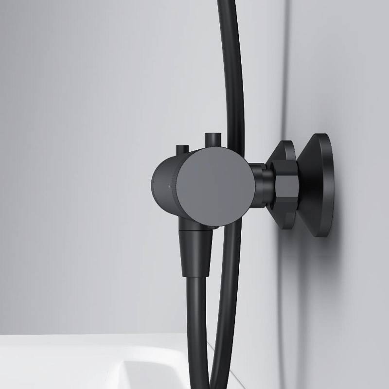 Смеситель для душа AM.PM Libre F6040022 термостат, черный