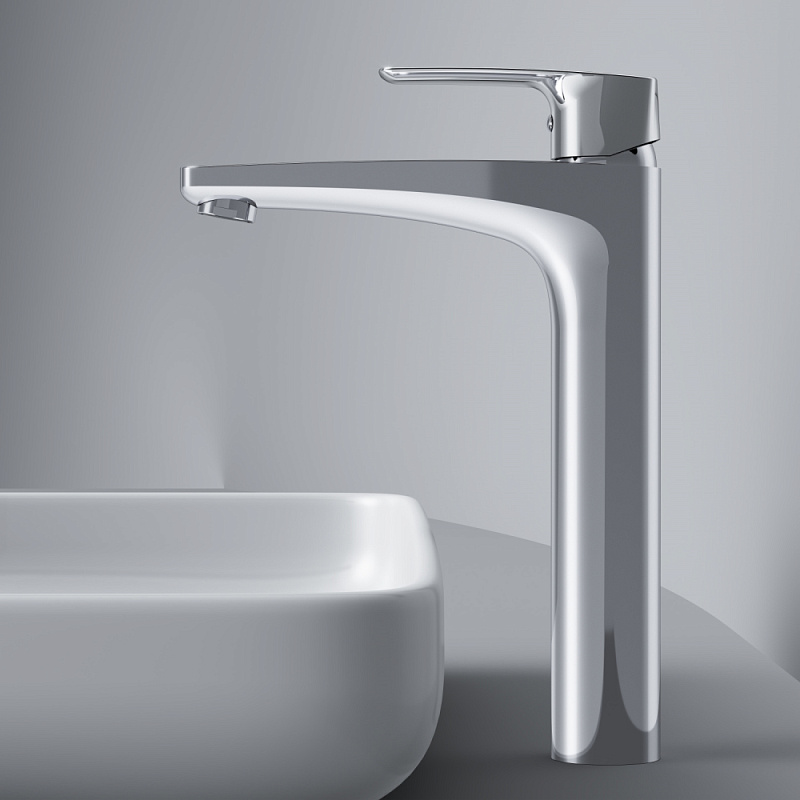 Смеситель для раковины (умывальника) AM.PM Gem F90A92000 высокий, хром