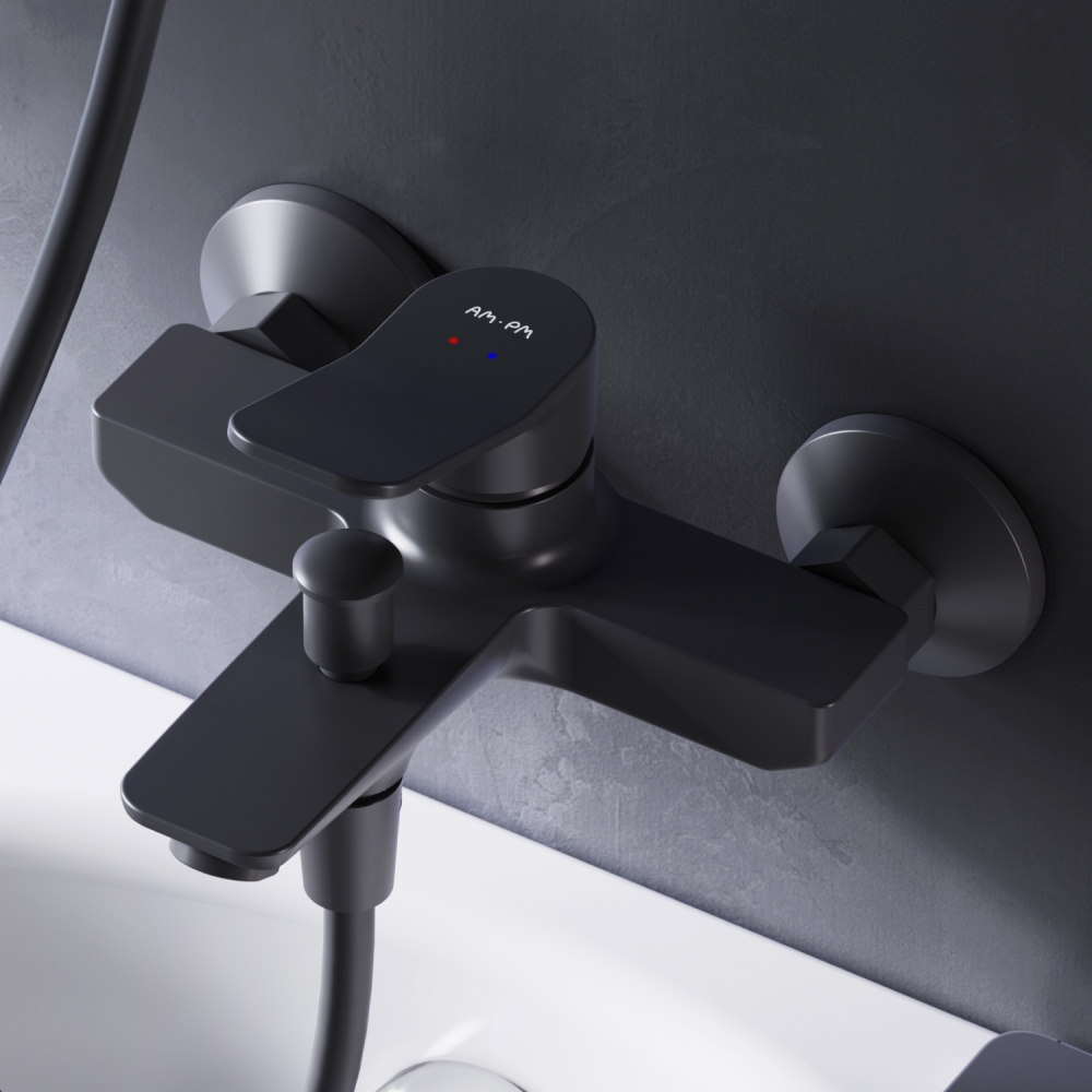 Смеситель для ванны и душа X-Joy F85A10022, Черный