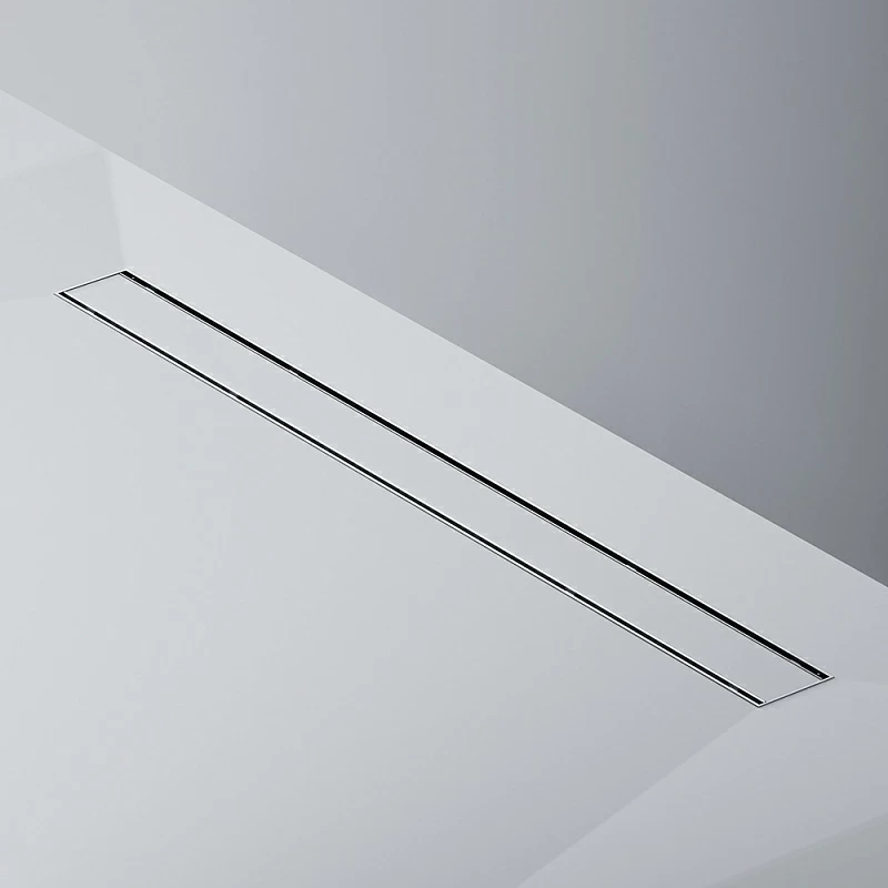 Душевой трап (лоток) 90 AM.PM PrimeFlow W02SC-U11-090-04SB комбинированный затвор со стальной матовой решеткой под плитку