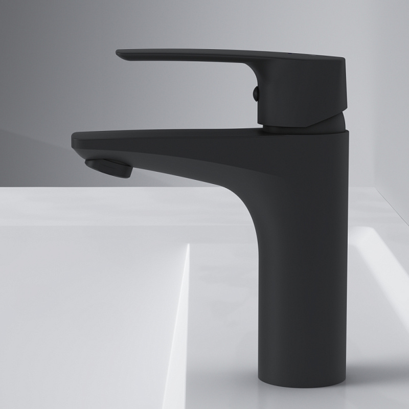 Смеситель для раковины (умывальника) AM.PM Gem F90A02122 черный