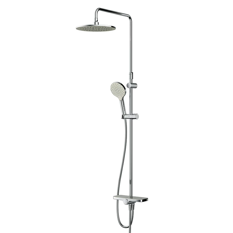 Душевая система AM.PM Like F0780200 стойка с тропическим душем, хром