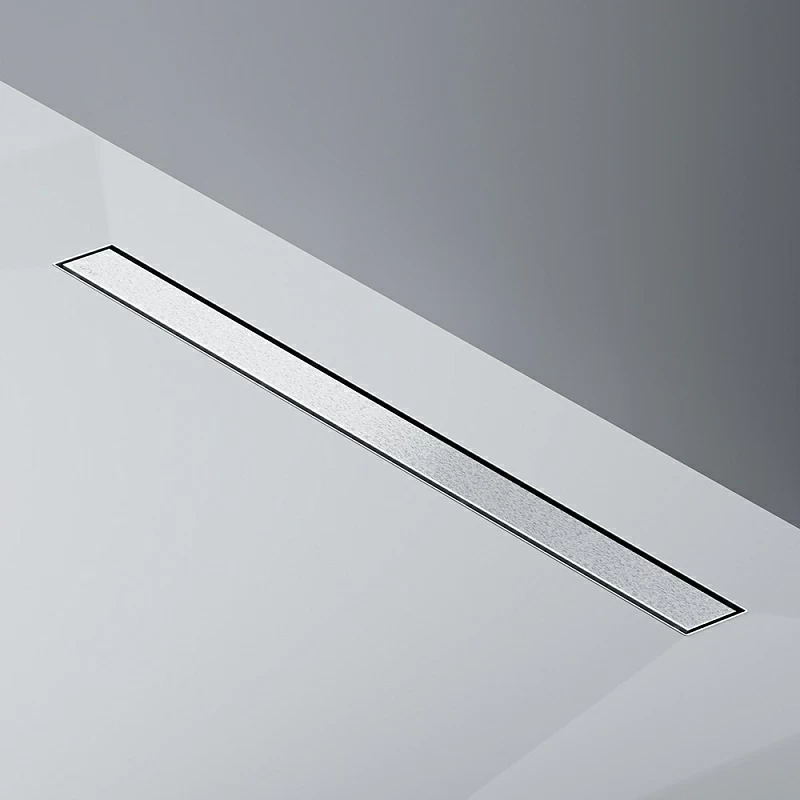 Душевой трап (лоток) 90 AM.PM MasterFlow W01SC-U11-090-04SB комбинированный затвор со стальной матовой решеткой под плитку