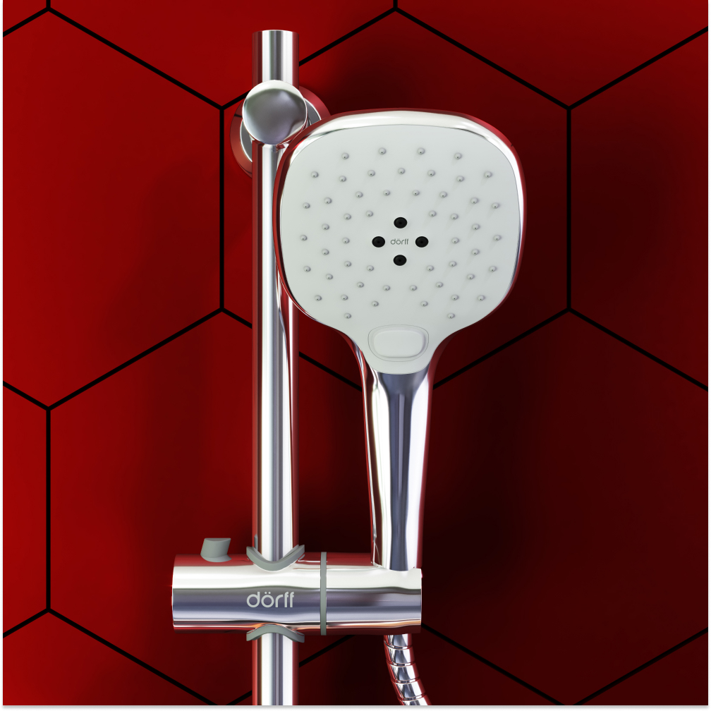 Душевой комплект Prime D0140000, Хром; белый