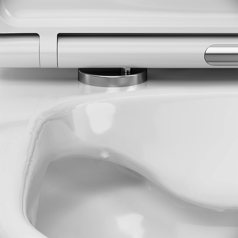 Унитаз-компакт напольный AM.PM Flash C9H8600LMSC безободковый с сиденьем микролифт, белый