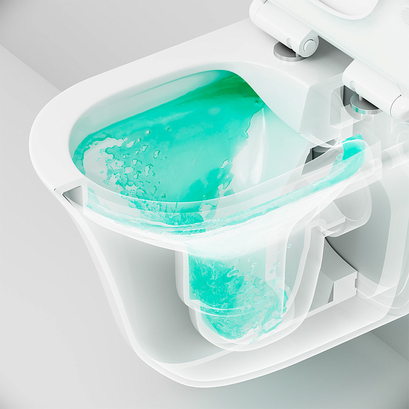 Унитаз подвесной AM.PM Force C9F1700LMSC безободковый с сиденьем микролифт, белый