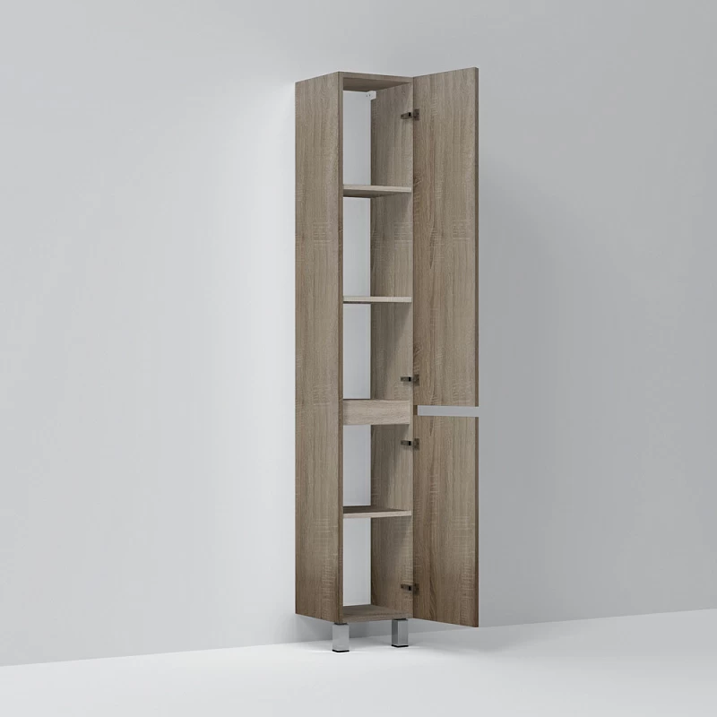 Шкаф-пенал для ванной 30 AM.PM Gem S M91CSR0306OF напольный правый светлый дуб