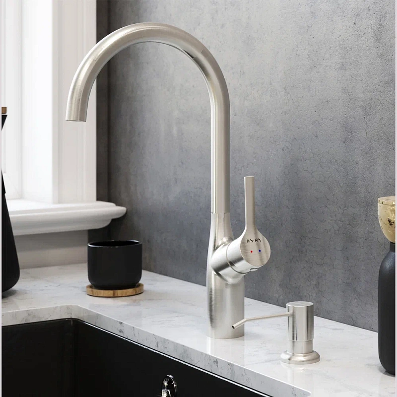 Дозатор для моющего средства AM.PM X-Joy A8437111 встраиваемый, сатин