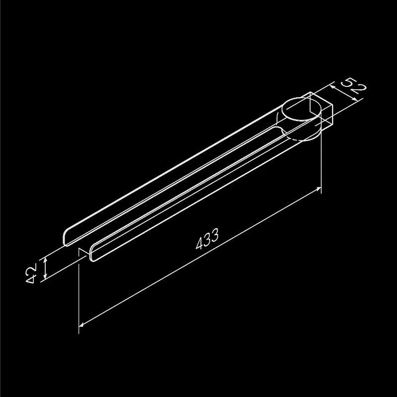 Вешалка для полотенец AM.PM Inspire 2.0 A50A32622 поворотная двойная черная