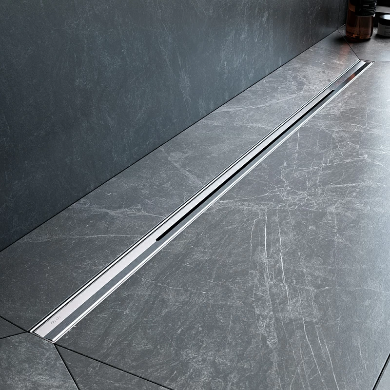 Душевой трап (лоток) 100 AM.PM MasterFlow Slim W01SC-S11-100-05SB комбинированный затвор со стальной матовой решеткой