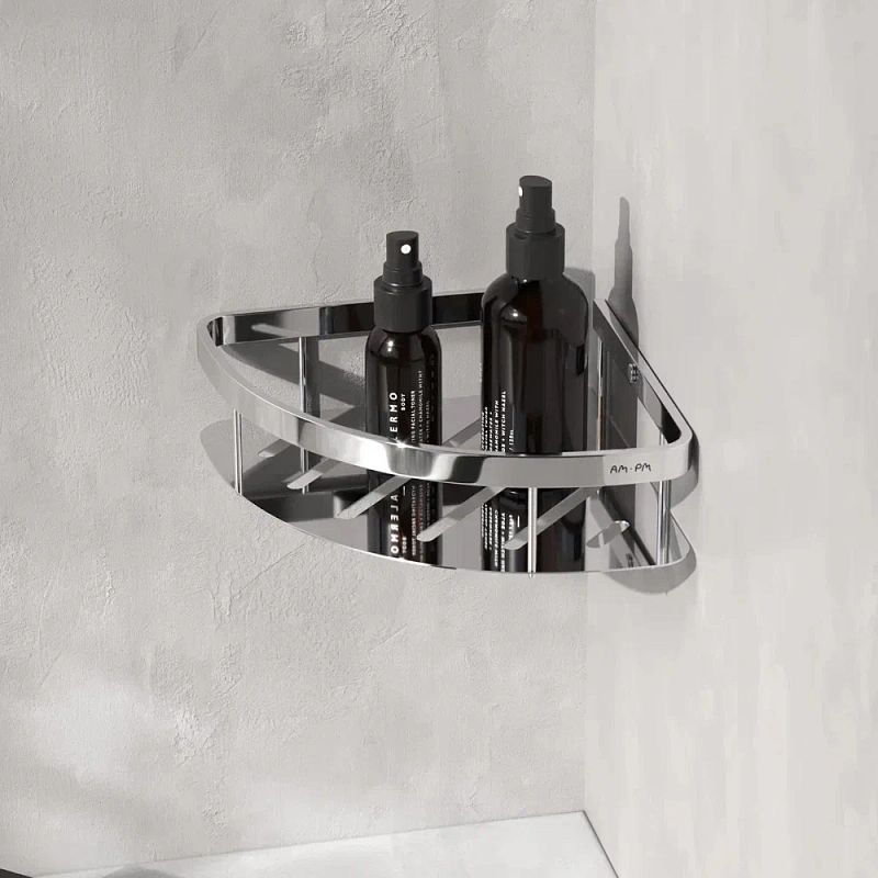 Полка в ванную угловая AM.PM Sense L A7454100 хром