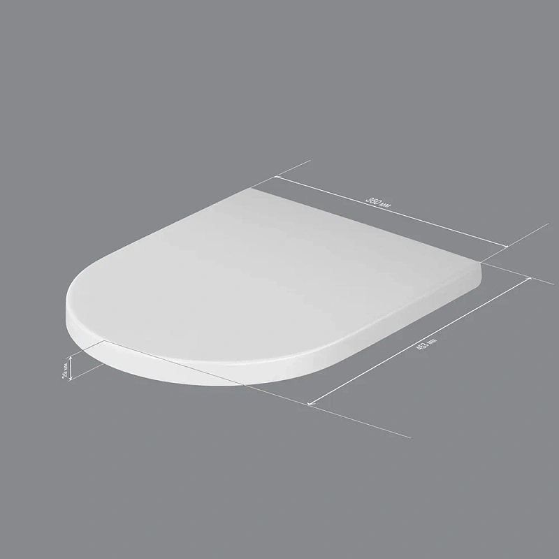 Унитаз напольный AM.PM Spirit 2.0 C708600WH безободковый без сиденья