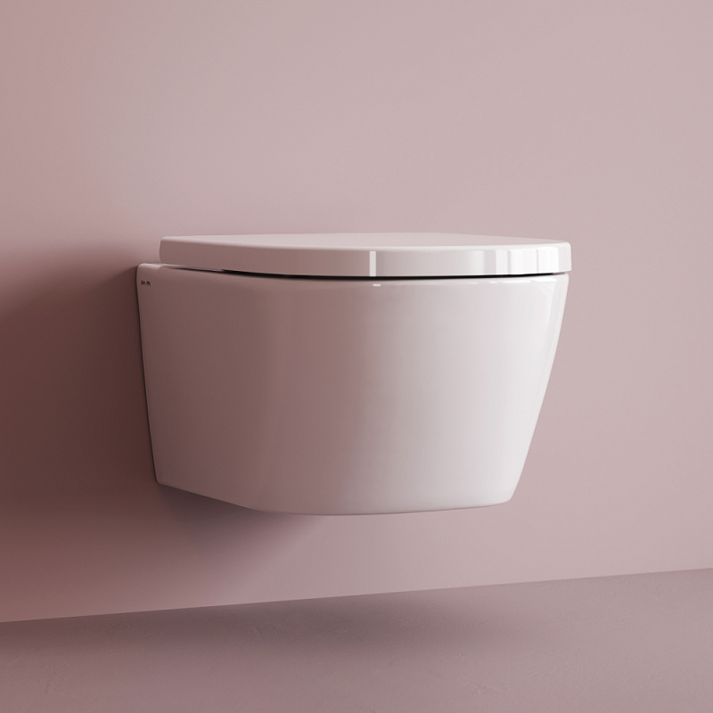 Унитаз подвесной AM.PM Libre C601900SC торнадо безободковый с сиденьем микролифт, белый