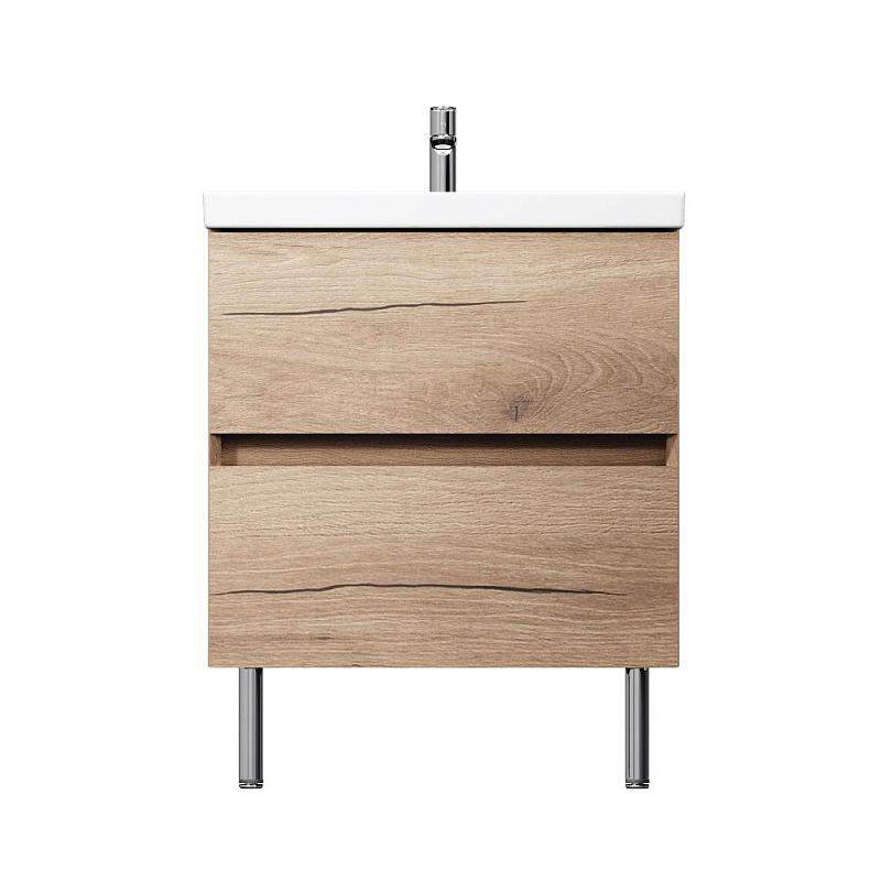 Тумба с раковиной 80 AM.PM Above M9X-FSX0602OF-WCC0600WG напольная, под дерево