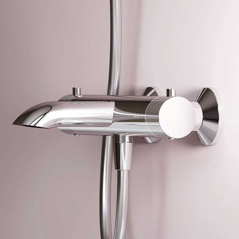 Смеситель для ванны и душа AM.PM Libre F6050000 термостат хром