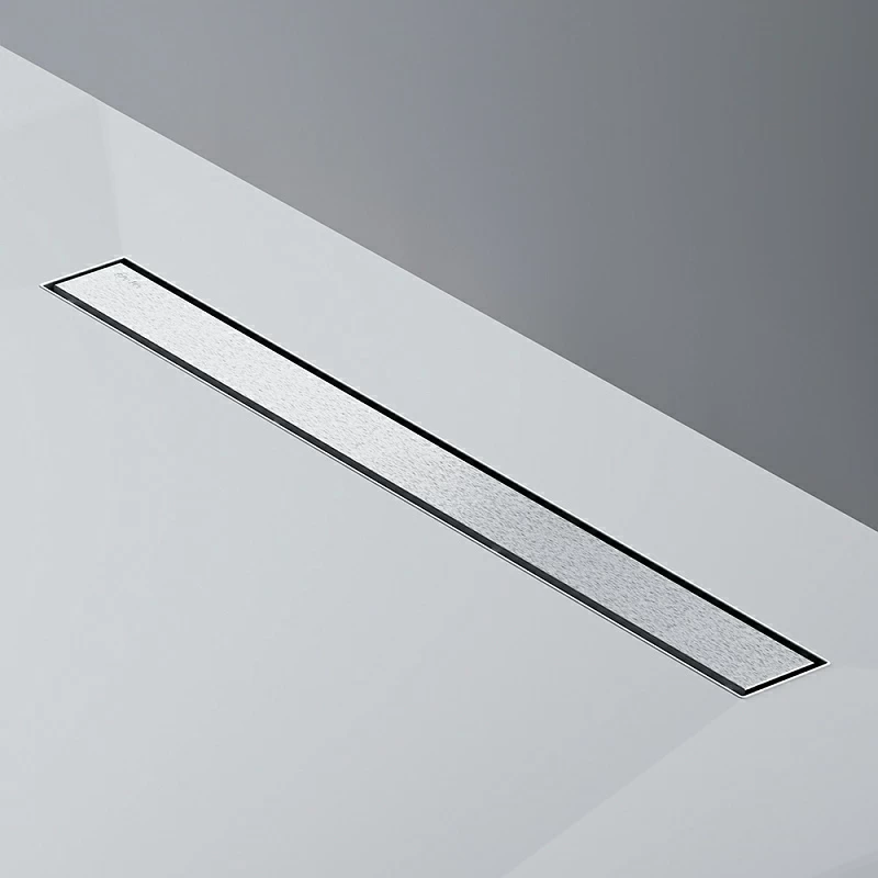 Душевой трап (лоток) 70 AM.PM MasterFlow W01SC-U11-070-04SB комбинированный затвор со стальной матовой решеткой под плитку