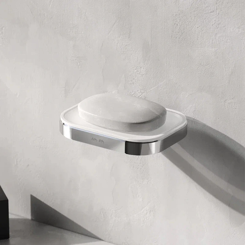 Мыльница стеклянная настенная AM.PM Func A8F34200 хром