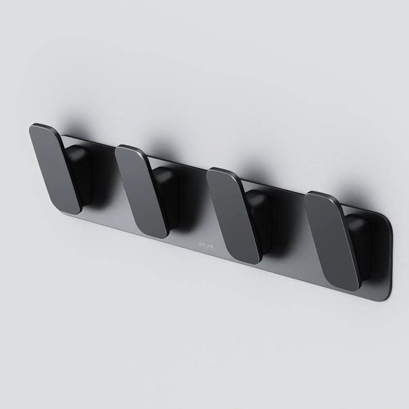 Крючки для полотенец AM.PM Inspire 2.0 A50A35922 черный, 4 шт на планке