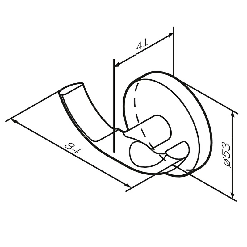 Крючок для полотенец двойной AM.PM X-Joy A85A35699 золото