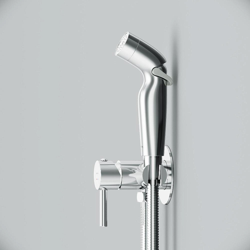 Гигиенический душ со смесителем AM.PM Above F0H9X000 хром встраиваемый