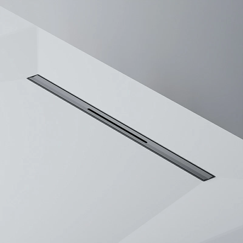 Душевой трап (лоток) 60 AM.PM MasterFlow Slim W01SC-S11-060-05BM комбинированный затвор с черной матовой решеткой