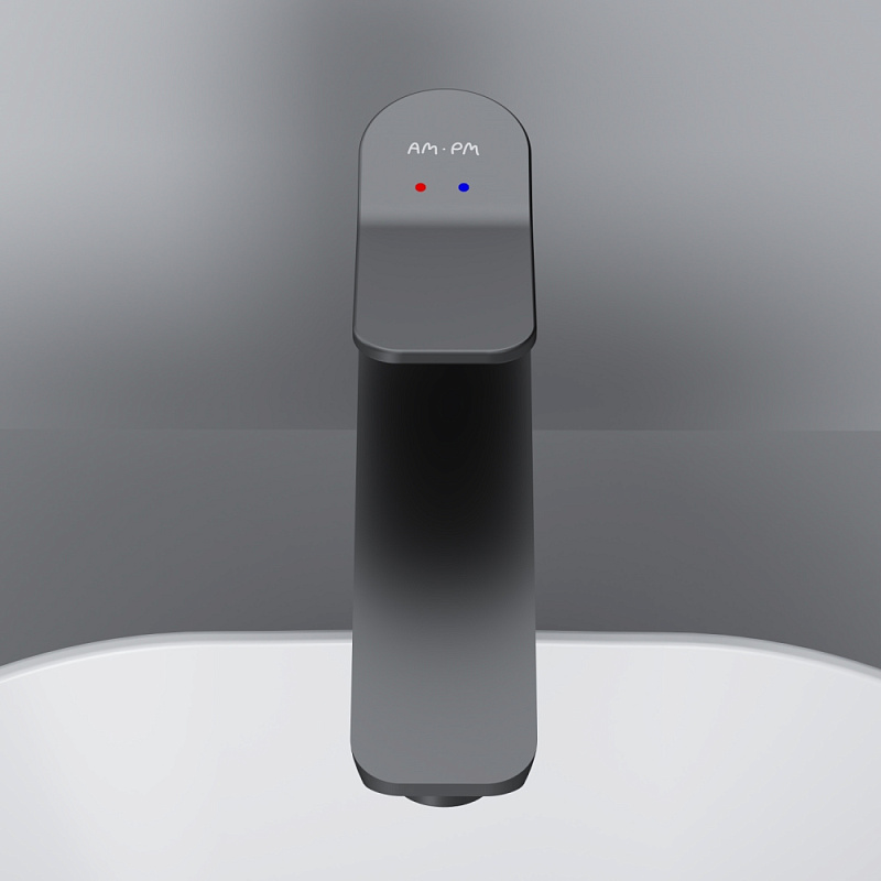 Смеситель для раковины (умывальника) AM.PM X-Joy F85A92022 высокий, черный