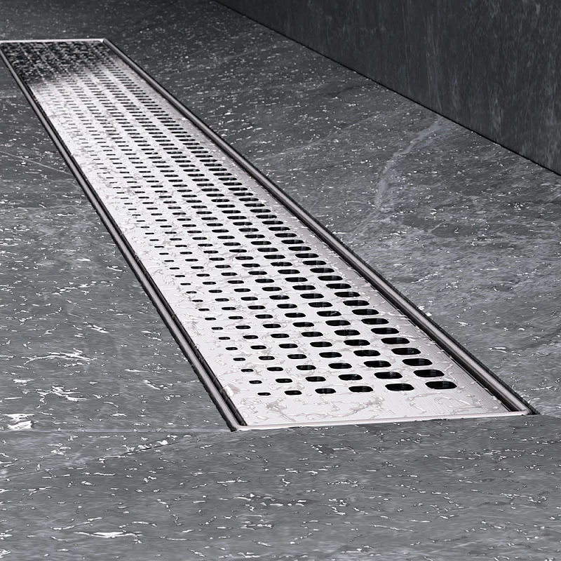 Душевой трап (лоток) 80 AM.PM MasterFlow W01SC-P11-080-01SB комбинированный затвор со стальной матовой решеткой