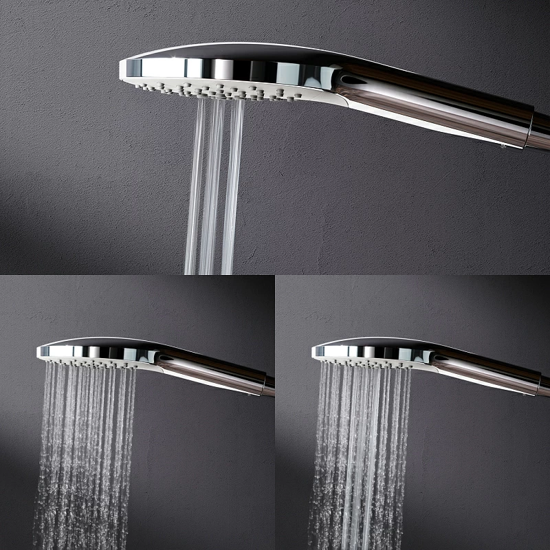 Душевая система AM.PM Like F0780464 стойка с тропическим душем, термостатом, смесителем, хром