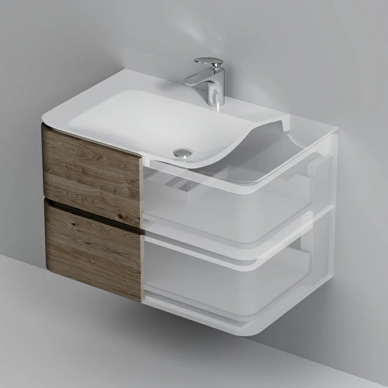 Тумба под раковину 80 AM.PM Sensation M30FHX0802TF табачный дуб