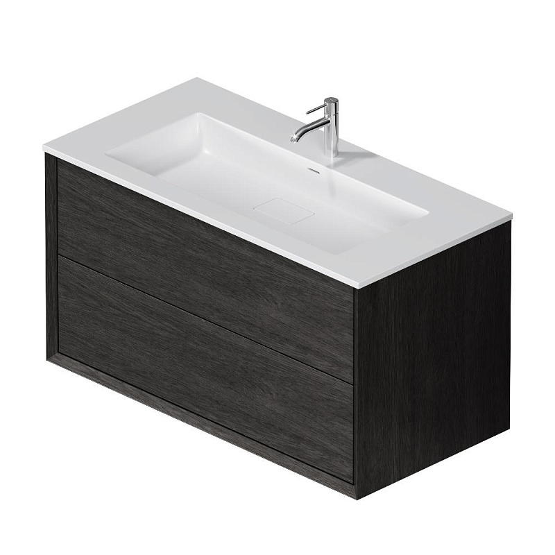 Тумба с раковиной 100 AM.PM Libre M60-FHX1002OF-WPC100SWM подвесная под дерево