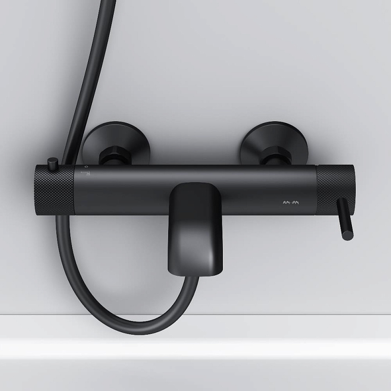 Смеситель для ванны и душа AM.PM Libre F6010022 черный