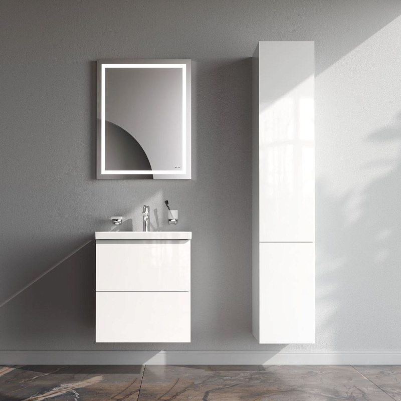 Тумба под раковину 50 AM.PM Gem M90FHX0502WG подвесная белый глянец