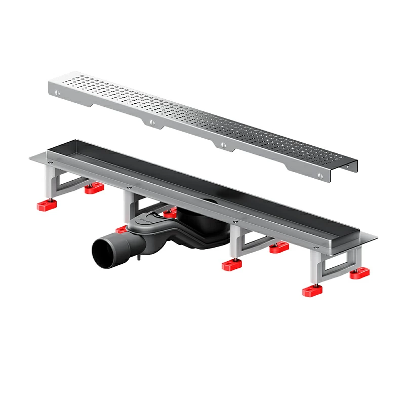 Душевой трап (лоток) 60 AM.PM MasterFlow W01SC-P11-060-01SB комбинированный затвор со стальной матовой решеткой