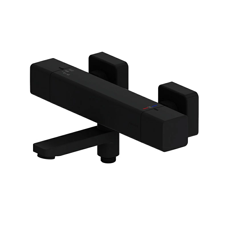 Смеситель для ванны и душа Damixa Gala 533000300 термостат, черный