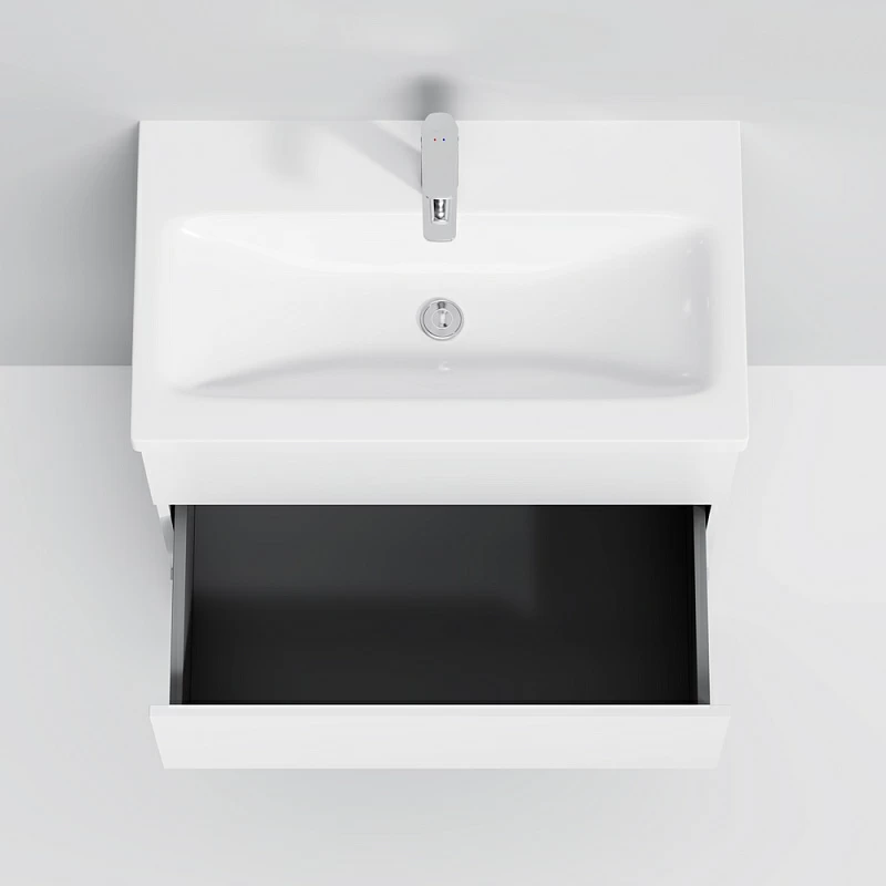 Тумба под раковину 75 AM.PM Gem S M91FSX0752WG напольная белый глянец