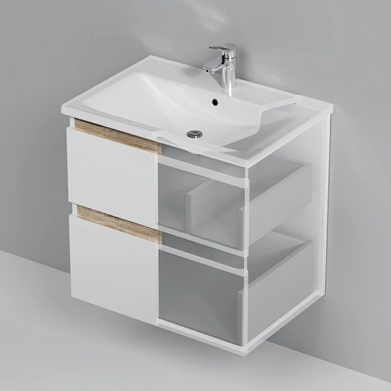 Тумба под раковину 65 AM.PM X-Joy M85AFHX0652WG подвесная белый глянец